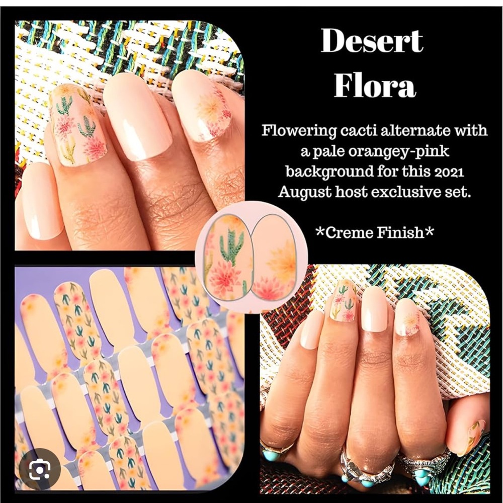 Desert Flora nail strips from Color Street. New with tags - Picture 2 of 8